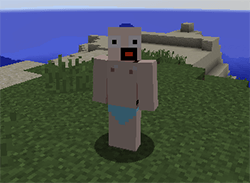 Голый скин Майнкрафт