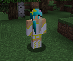 Скин с ушками Майнкрафт