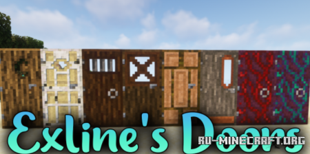Скачать Exline’s Doors для Minecraft 1.18.1
