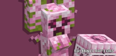 Скачать Cherry Creeper для Minecraft 1.20